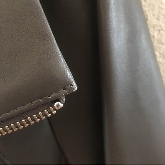 Soia & Kyo Lambskin Leather Zip Up Jacket - Picture 16 of 16